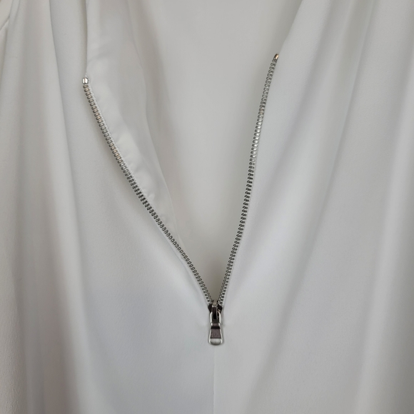 Trina Turk Banning Crepe White Jumpsuit size 0 - Picture 8 of 11